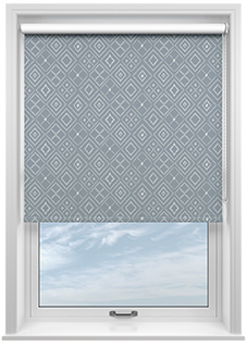 Newquay, Sterling - Twist&Fit Roller Blind